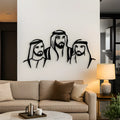 Sheikh Khalifa, Mohammed & Hamdan Acrylic Portrait Wall Art – Premium UAE Leadership Décor