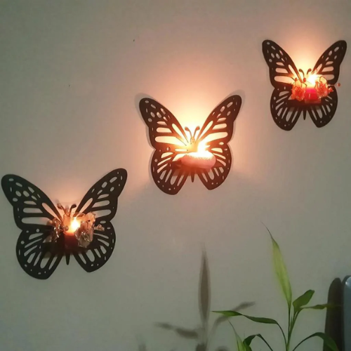 Decorative Butterfly Wall Shelf – Elegant Wall Storage & Home Décor for UAE Homes
