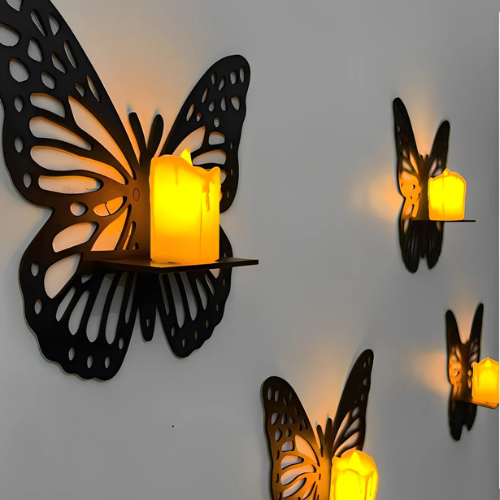 Decorative Butterfly Wall Shelf – Elegant Wall Storage & Home Décor for UAE Homes