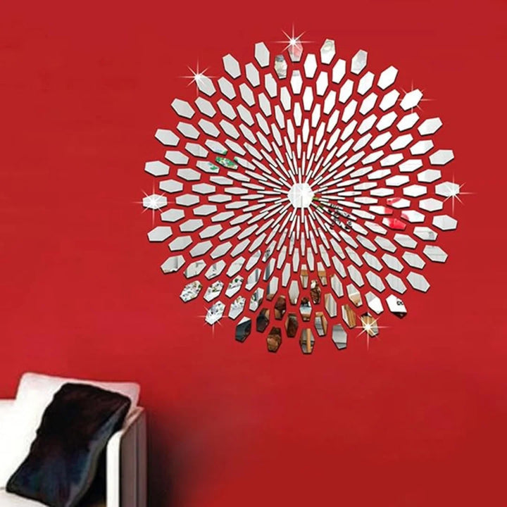 Sun Stereo Acrylic Sunflower Round Mural – Nature-Inspired Wall Art for Modern UAE Home Décor