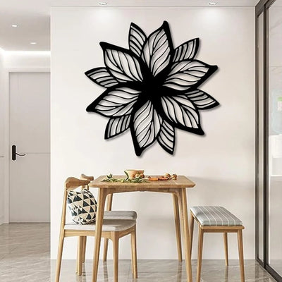 3D Acrylic Flower Wall Decoration for UAE Homes | Modern Floral Wall Art