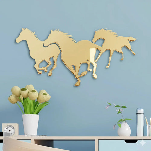 3D Acrylic Horse Wall Art – Luxury Modern Wall Decor for Home & Office in UAE