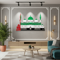 Grand UAE Mosque Silhouette Acrylic Wall Art – Luxury Islamic & Emirati Home Decor
