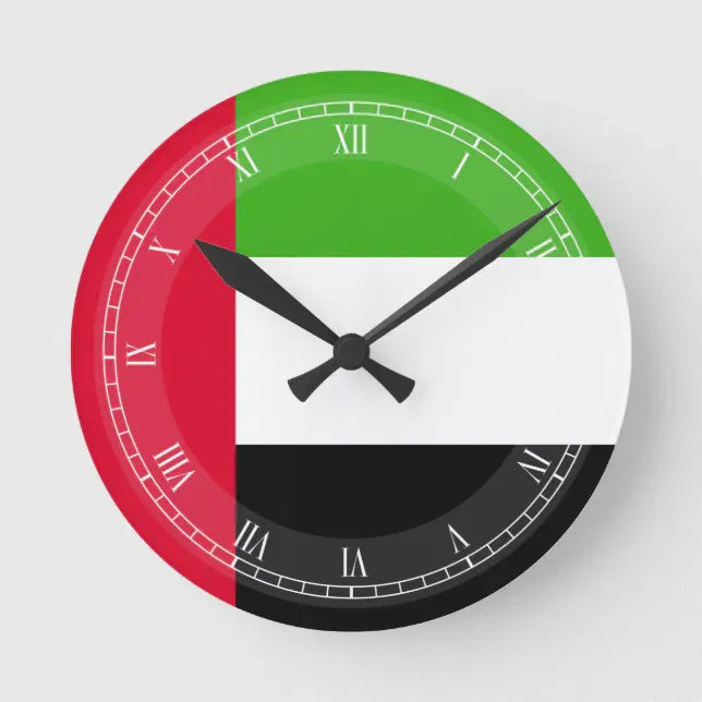 Dubai Round Wall Clock – Minimal White Modern Wall Clock for Home & Office Décor UAE