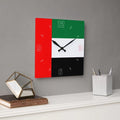 UAE Flag Wall Clock – National Day Wall Décor for UAE Home & Office Decoration